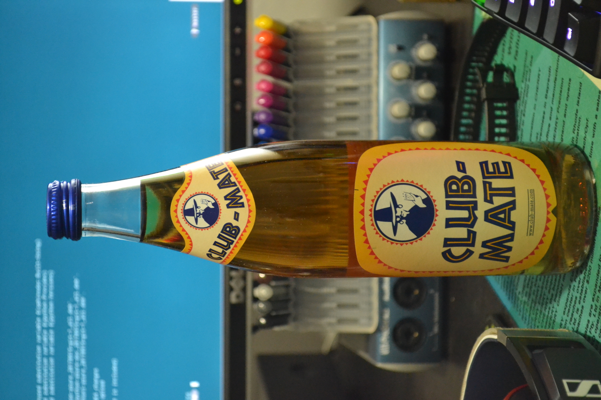 This week’s energy was provided by Club Mate