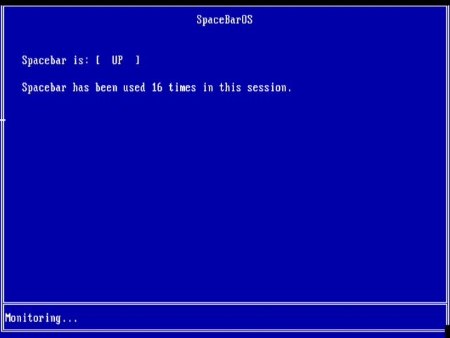 SpaceBarOS Screenshot